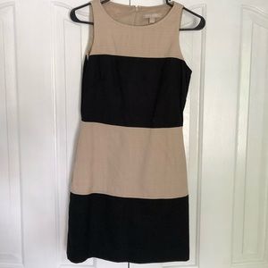 Banana Republic Dress. Size 0 Black/beige